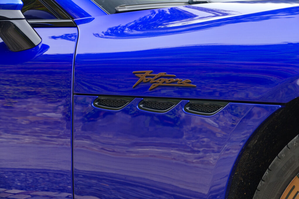 Maserati GT Folgore Schriftzug
