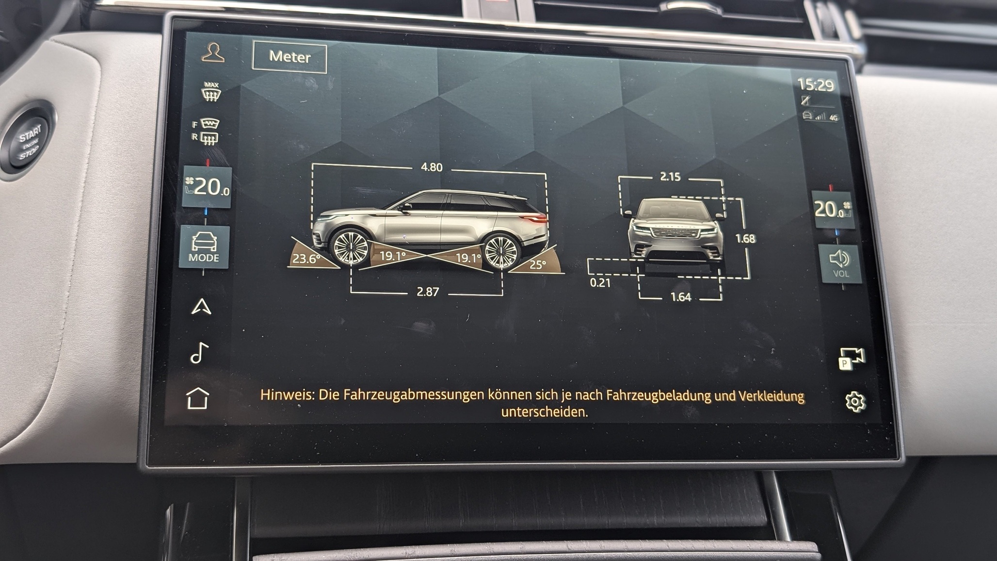 Range Rover Velar Masse