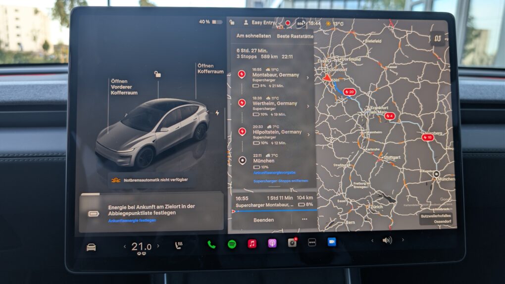 Tesla Model Y Navigation