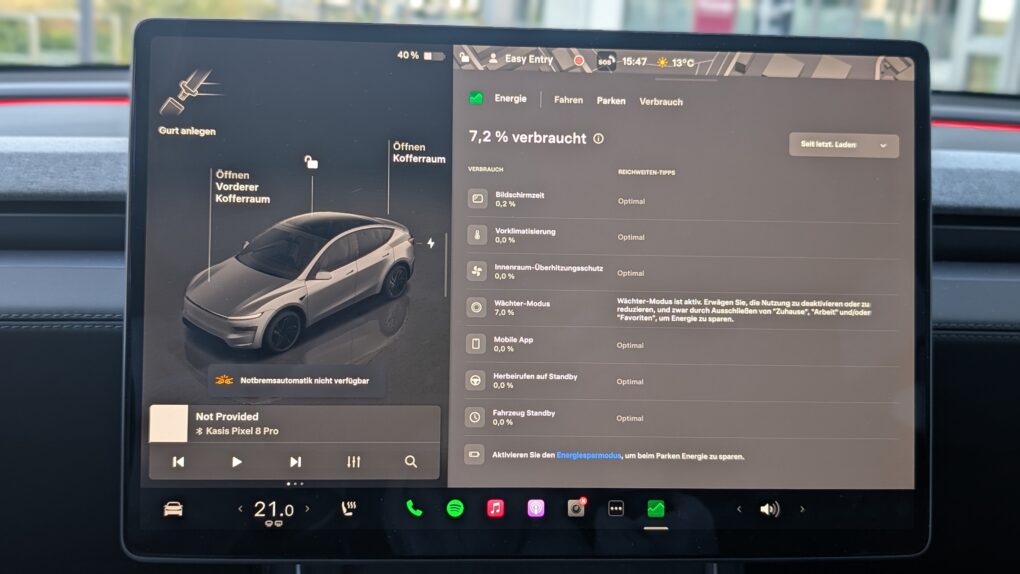 Tesla Model Y Vampire Drain