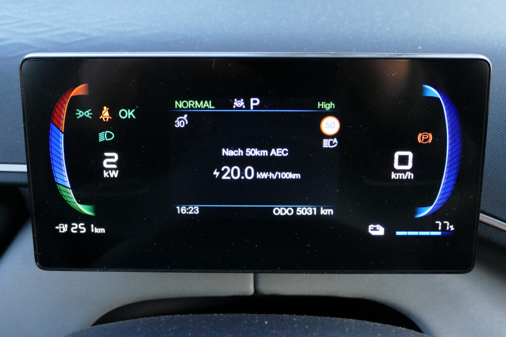 BYD Dolphin Surf Tacho
