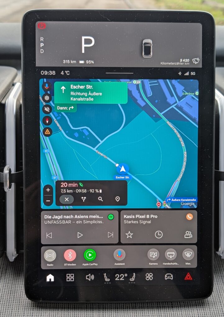 Volvo EX30 Infotainment