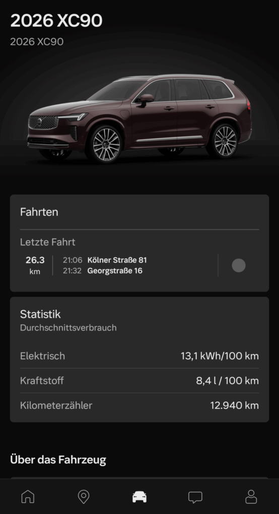 Volvo XC90 App
