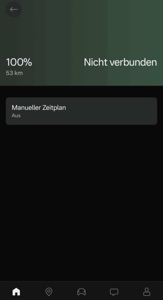 Volvo XC90 App Reichweite
