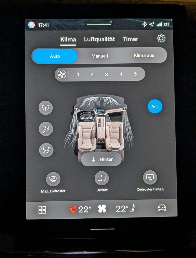 Volvo XC90 Klima