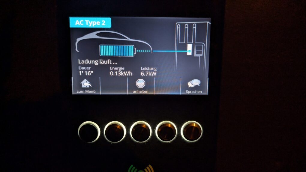 Volvo XC90 Ladestation
