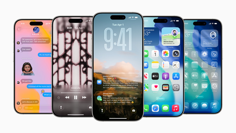 Das iOS 26 Betriebssystem von Apple