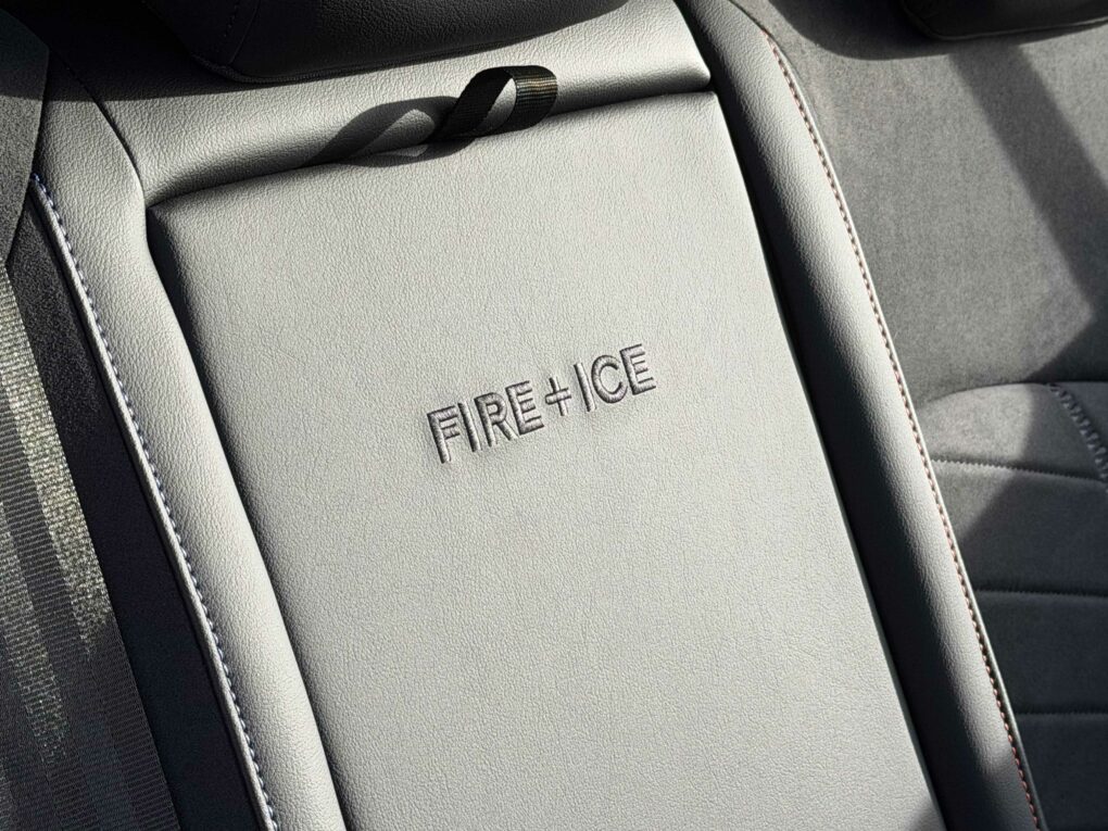 ID.3 GTX Fire+Ice Logo Rücksitze