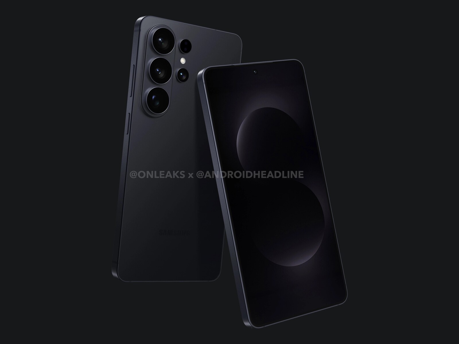 Ein Render des Galaxy S26 Ultra