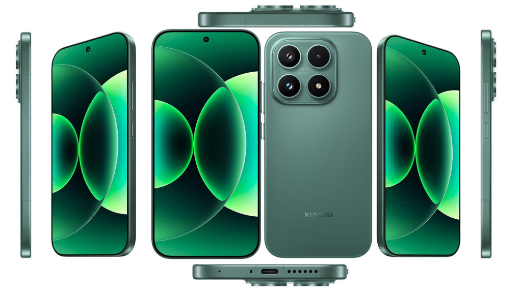 Da Xiaomi 17 in Grün
