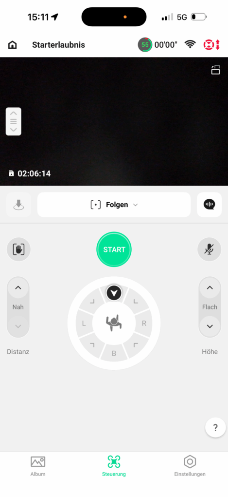 DJI Neo 2 App Follow Modus