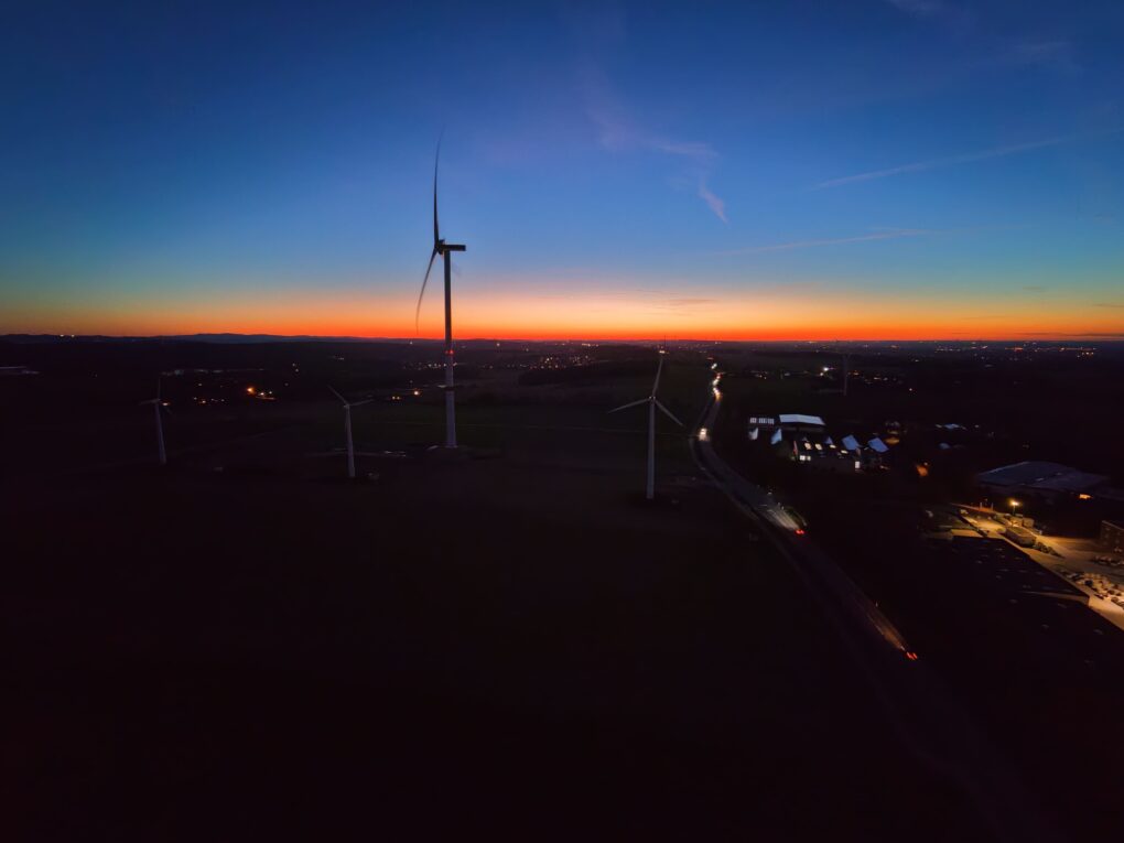 DJI Neo 2 Windrad Low Light