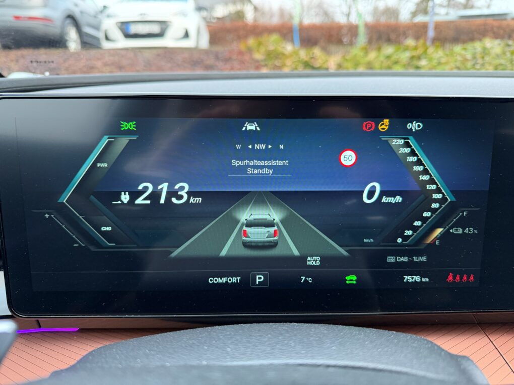 KGM Torres EVX Cockpit Display