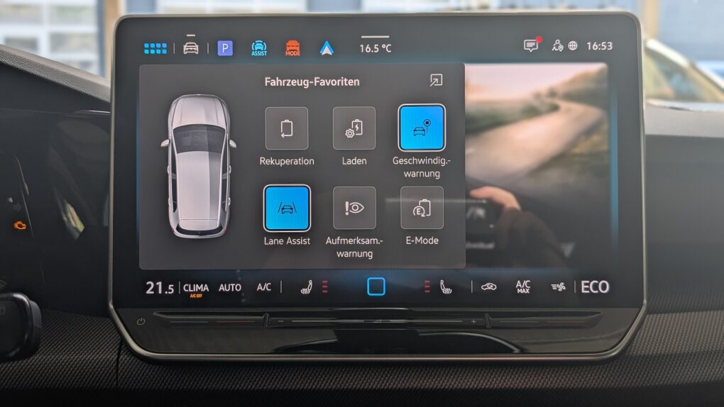 Golf 8 GTE Shortcuts