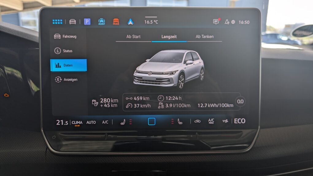 Golf 8 GTE Verbrauch
