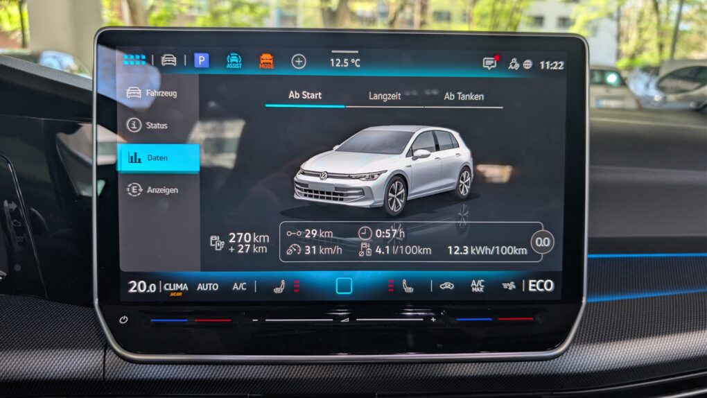 Golf 8 GTE Verbrauch Sportmodus