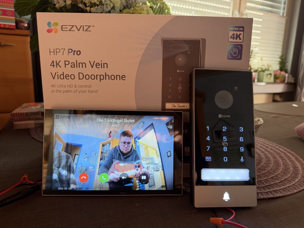 EZVIZ HP7 Pro Klingel ausgelöst