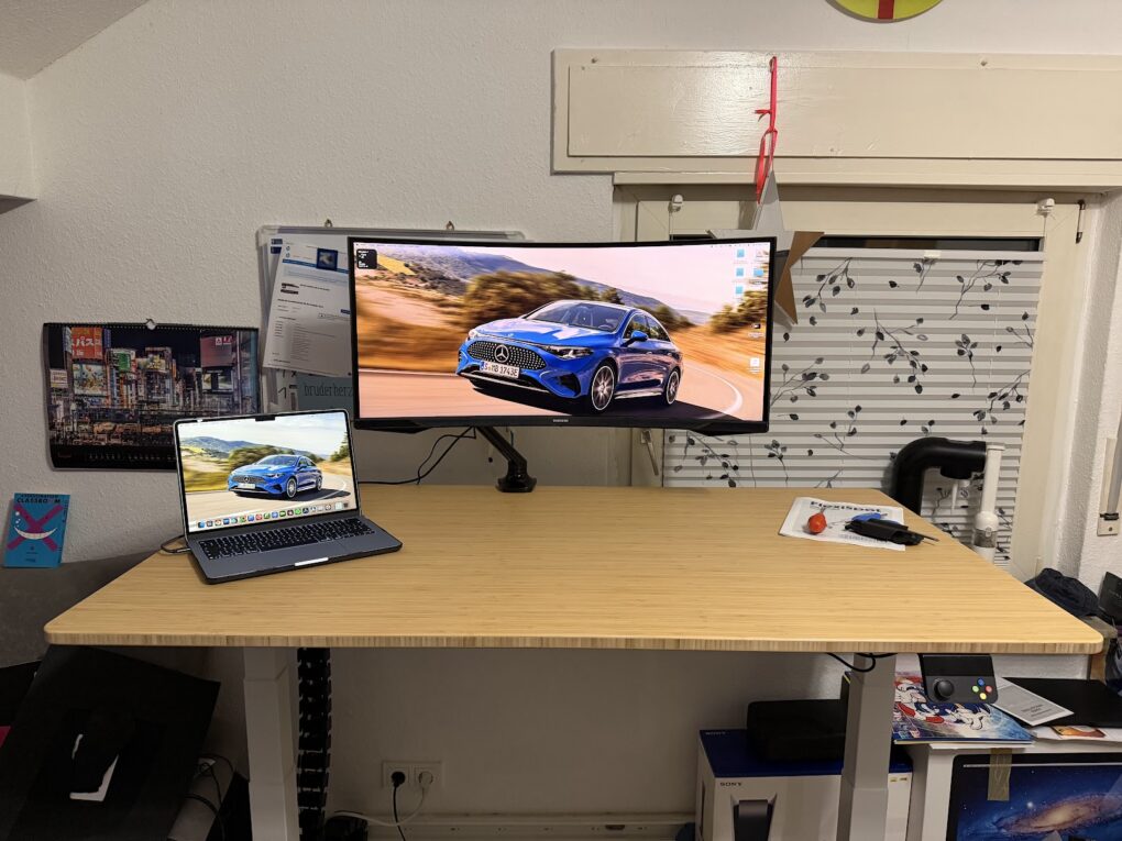 FlexiSpot E7 Pro Fertig Aufgebaut