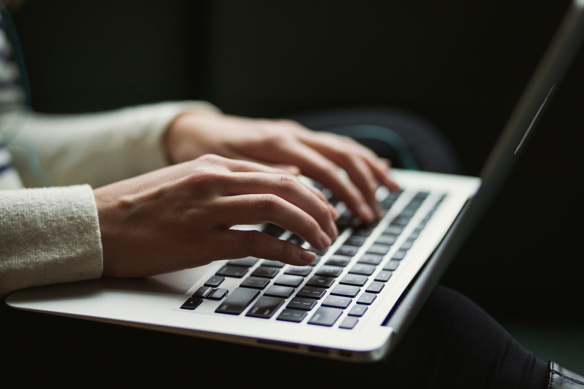 Laptop schreiben