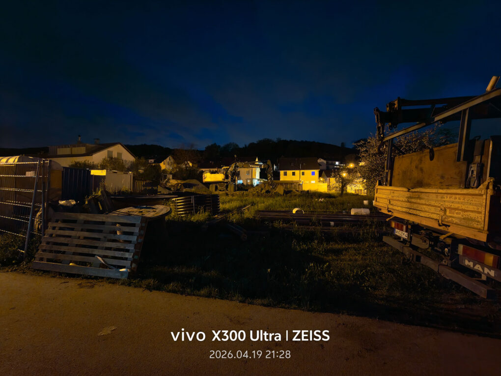 Vivo X300 Ultra Ultraweitwinkel Lowlight