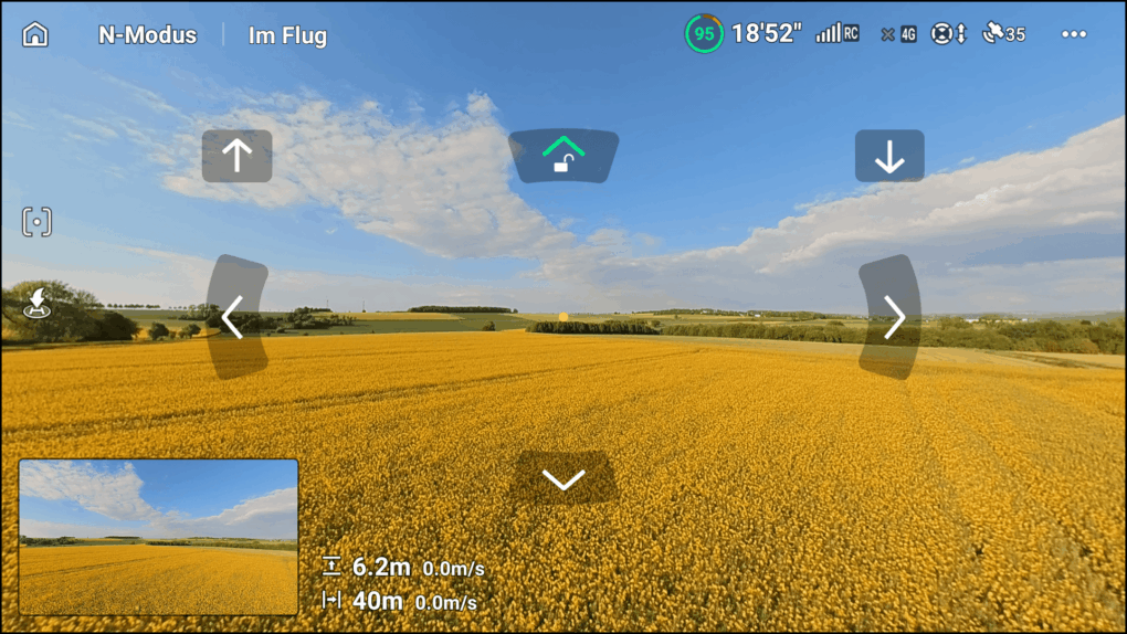 DJI Avata 360 Vision-Assist-Ansicht
