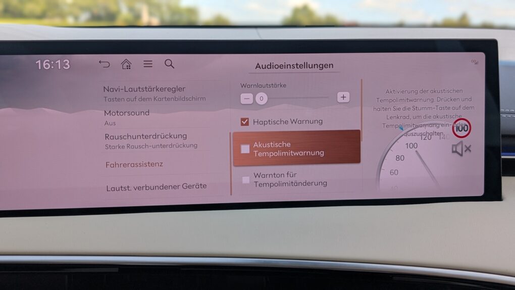 Genesis GV70 Audioeinstellungen