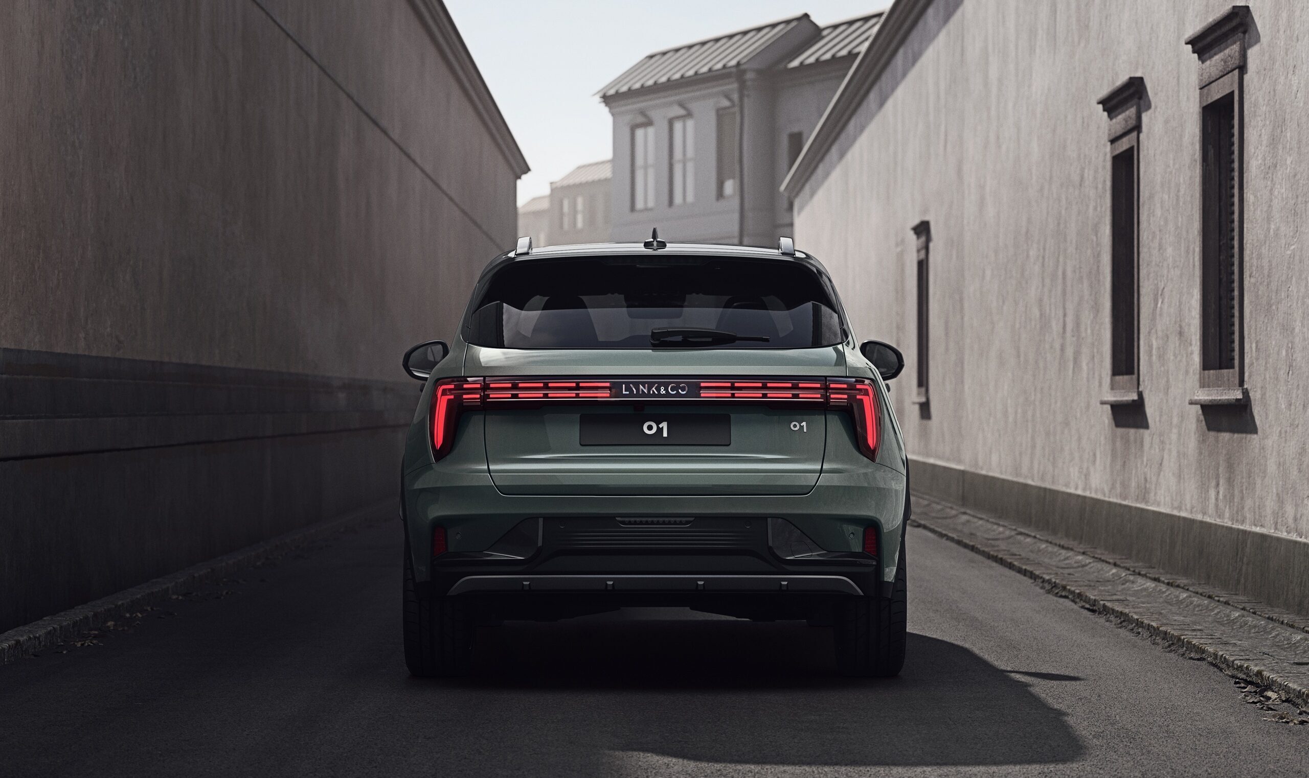 Lynk & Co 01 Heckansicht