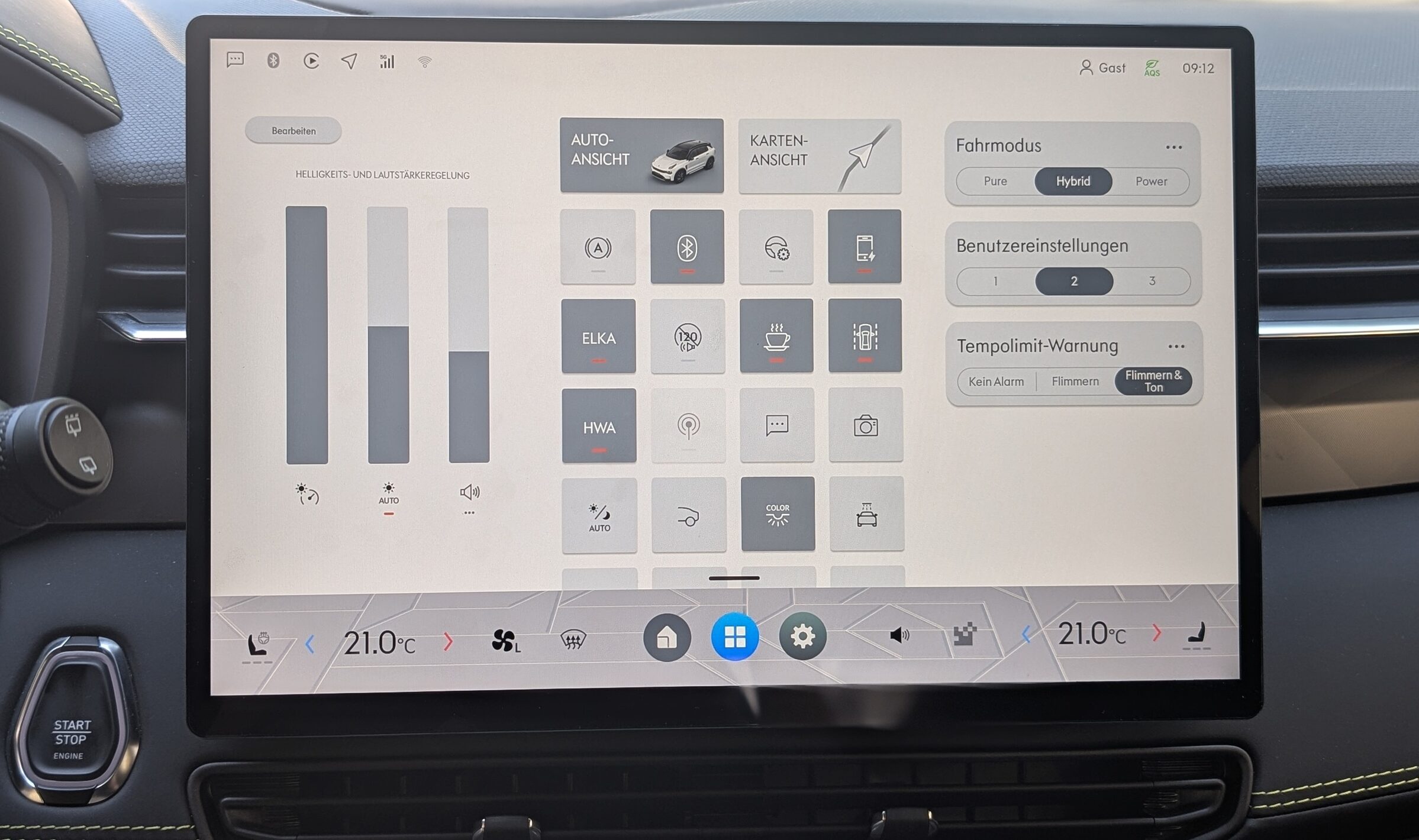 Lynk & Co 01 Shortcuts