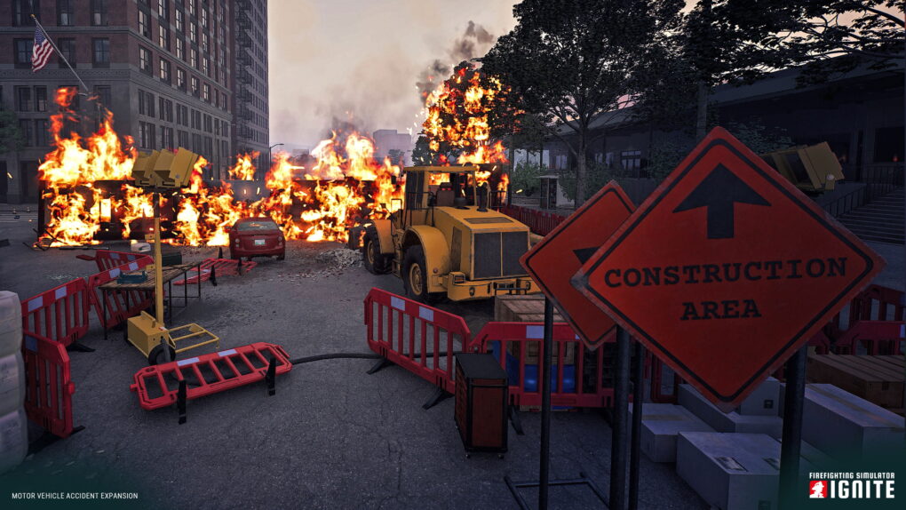 Firefighting Simulator: Ignite - Motor Vehicle Accident: Brennende Fahrzeuge