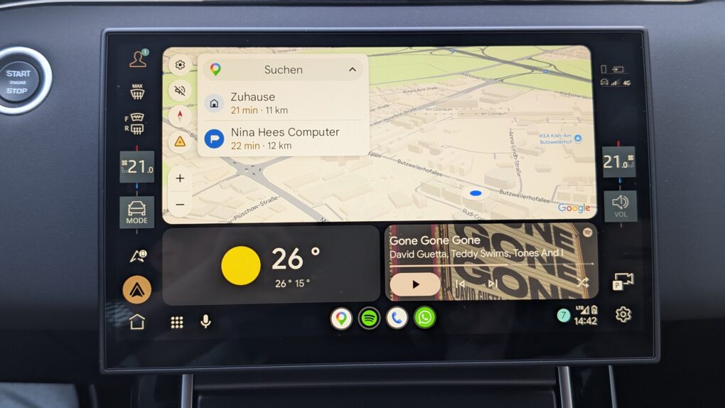 Range Rover Evoque Android Auto