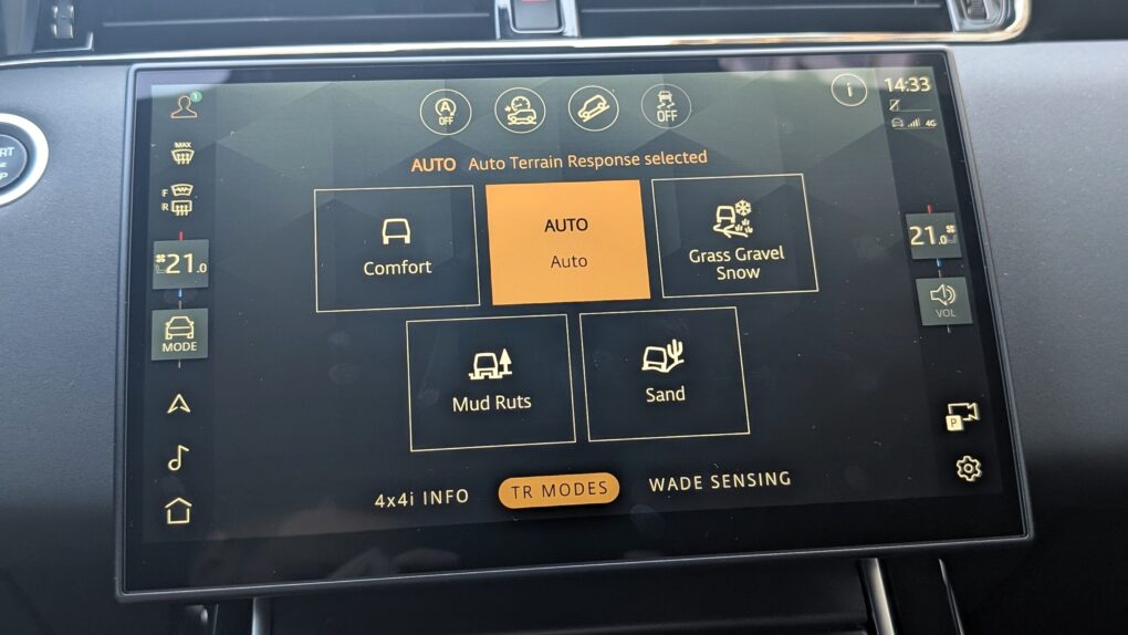 Range Rover Evoque Fahrmodi