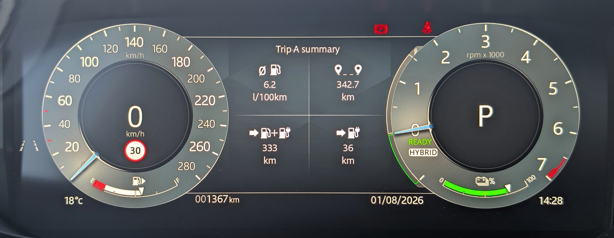 Range Rover Evoque P270e Verbrauch