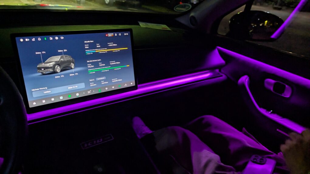 Leapmotor i C10 Ambientebeleuchtung