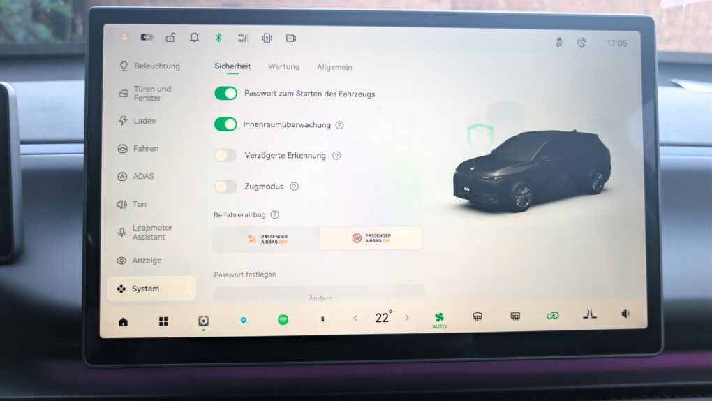 Leapmotor i C10 Sicherheit